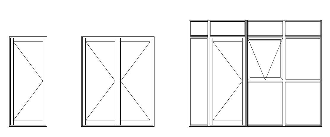 Comfort Thermally Broken Hinged Door